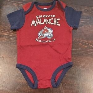 NHL Colorado Avalanche Baby Bodysuit - Red & Navy